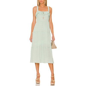 Heartloom 'Bali' Green Linen Dress Size XS